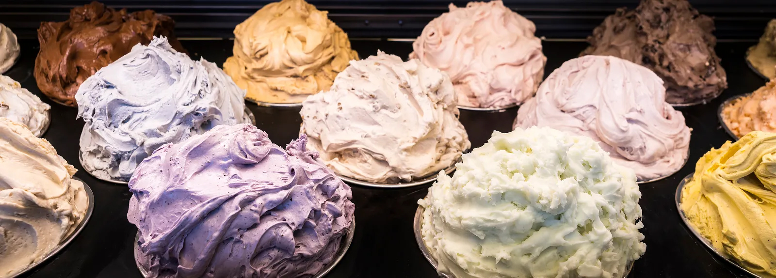 different flavours of booza